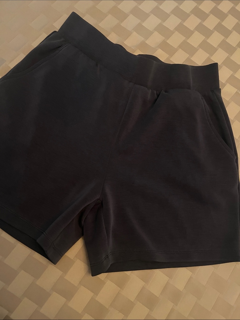 Women’s Soft Black comfortable LazyPants Lounge Shorts S